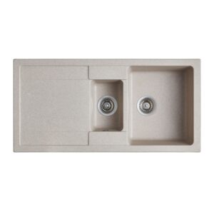 Гранитна мивка ICGS 8201 пясъчна – Inter Ceramic