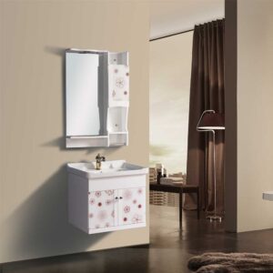 Шкаф за баня с мивка и огледало S52