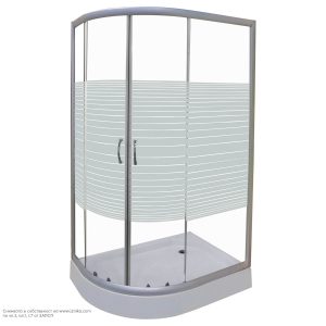 Душ кабина асиметрична дясна Synchro BST-8025-STL-R – 120x80x195см