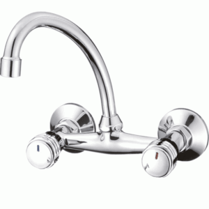 Кухненски смесител с две ръкохватки Inter Ceramic Kuik ICF 5015873C M7119