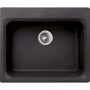 Гранитна мивка ICGS 8106 черна – Inter Ceramic