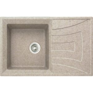 Гранитна мивка ICGS 8104 пясъчна – Inter Ceramic