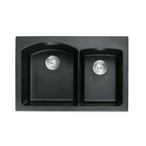 Гранитна мивка ICGS 8401 черна – Inter Ceramic