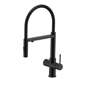 Смесител черен мат за кухня  Acqua Pura 7207074MB  – Inter Ceramic