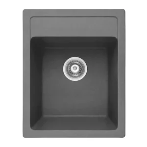 Гранитна кухненска мивка правоъгълна ICGS 4050 сива – Inter Ceramic
