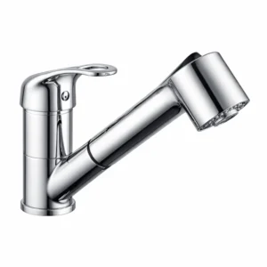 Месингов смесител за кухня Inter Ceramic HILDA ICF 7190049 с изтеглящ се душ