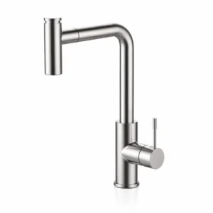 Месингов смесител за кухня Inter Ceramic ICF 7163228 с изтеглящ се чучур
