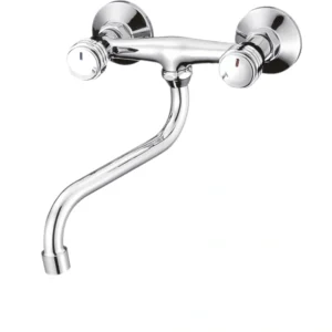 Кухненски смесител с две ръкохватки Inter Ceramic Kuik 5015873C M7116