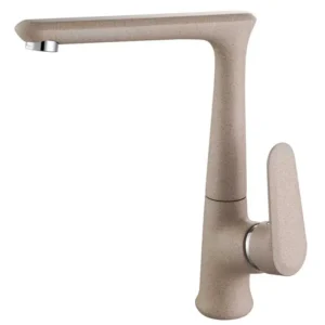 Стоящ кухненски смесител Inter Ceramic ICF 233014 Sand – висок чучур, модерен дизайн