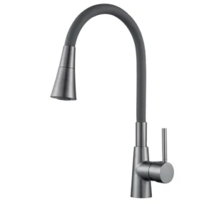 Месингов смесител за кухня Inter Ceramic HAVANA ICF 7108223 GG с гъвкав чучур