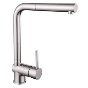 Месингов смесител за кухня Inter Ceramic ICF 7197008 с изтеглящ се душ