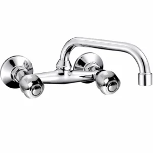 Смесител за кухня за стенен монтаж Inter Ceramic Klier ICF 5015838C M7120