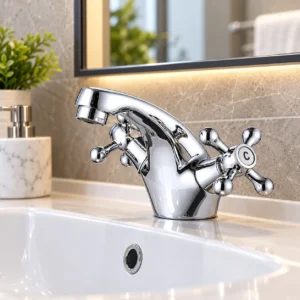 Смесител за мивка, кухня, баня двуръкохватков Synchro QL3202